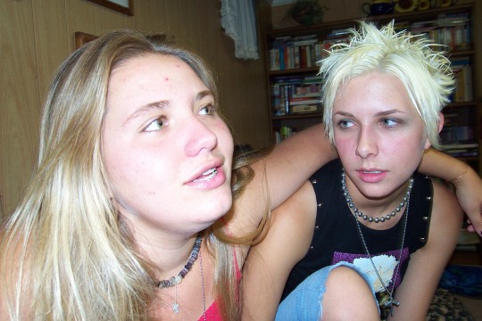 Teens at a pool party; Actual size=240 pixels wide